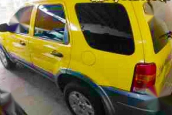 Ford Escape 2007 Yellow SUV For Sale 
