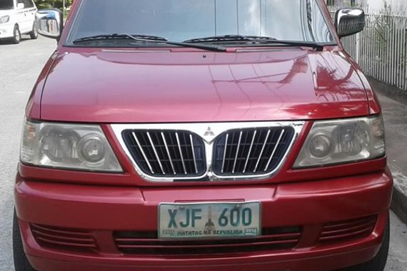 2003 Mitsubishi Adventure GLX Red For Sale 