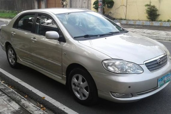 2004 Toyota Corolla Altis Silver For Sale 