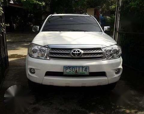 Toyota Fortuner G Manual 2010mdl diesel