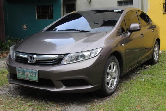 Honda Civic 2013 Brown For Sale 