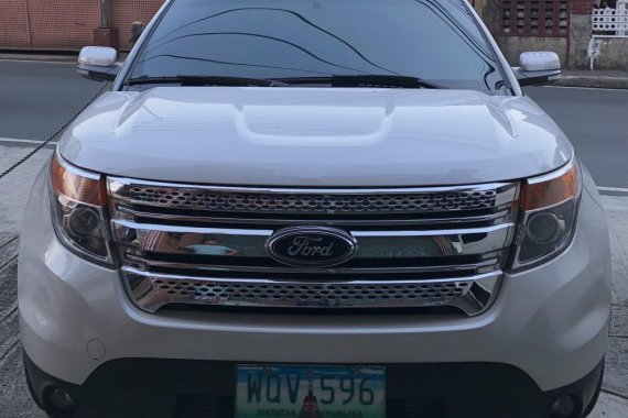 2014 Ford Explorer White For Sale 