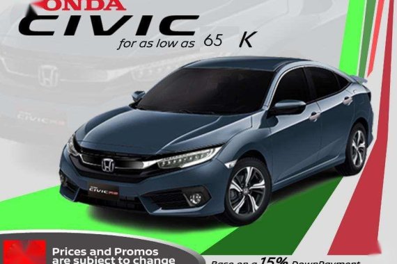 Honda Civic 1.8 e cvt 2018 FOR SALE