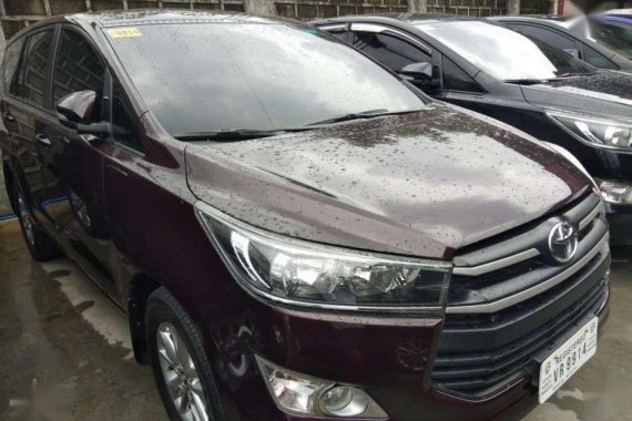 2017 Toyota Innova 2.8E automatic diesel newlook blackish red