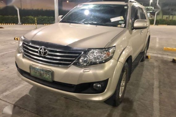 Toyota Fortuner G diesel at 2012 FOR SALE