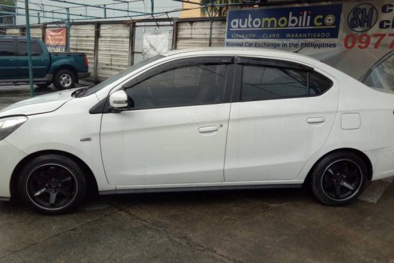 2015 Mitsubishi Mirage G4 White For Sale 