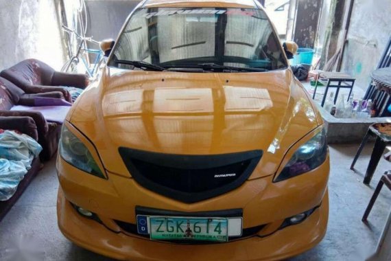 Mazda 3 2007 1.6S Automatic Yellow For Sale 