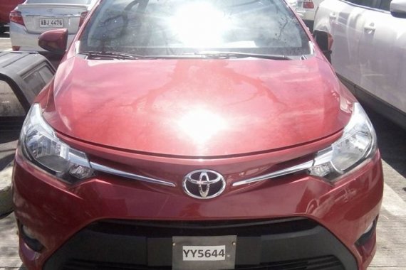 2016 Toyota Vios E Red For Sale 