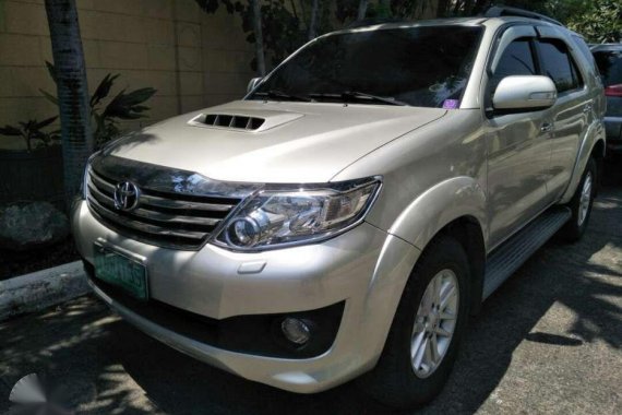 2012 Toyota Fortuner V 3.0 4x4 top of the line 