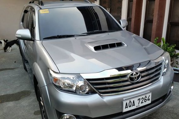 2015 Toyota Fortuner G Silver For Sale 
