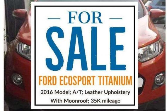 Ford Ecosport Titanium 2016 FOR SALE