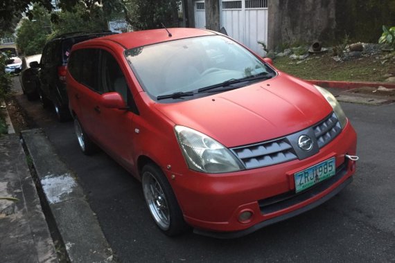 Nissan Grand Livina 2008 Red For Sale 