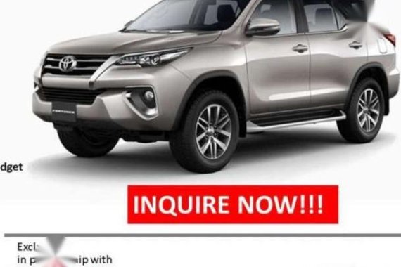 2018 Toyota Fortuner Buy Now PAYLATER promo