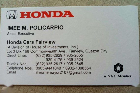 91K! 91K! 91K! Honda HR-V RS 2018 Low Down Payment - Promos