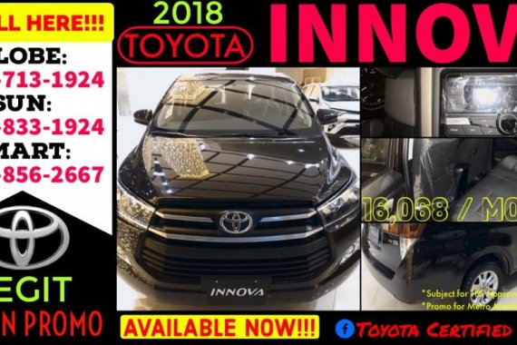 2019 New Toyota Innova E Diesel AT Available now Call 09988562667 Brand New Casa Sale