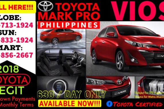 32k DP Only Call Now: 09258331924 Casa Sale 2019 Toyota Vios Promo Sale ALL IN Price Drop