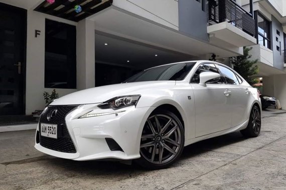 2014 Lexus Is350 Fsport White For Sale 