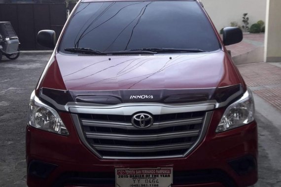 Toyota Innova 2016 Red For Sale 