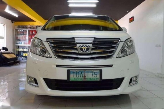 Toyota Alphard 2012 (TOP OF THE LINE)