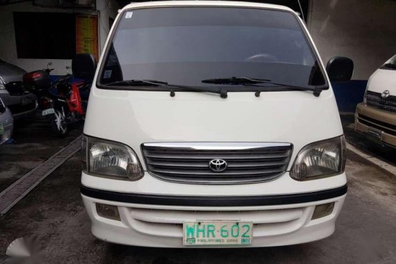 Toyota Hiace GL Gas Manual 1999 FOR SALE