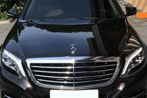 Excellent Mint condition Mercedes-Benz S400 Ruby Black 2015