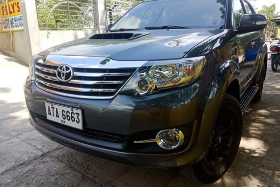 2015 Toyota Fortuner G VNT Gray For Sale 