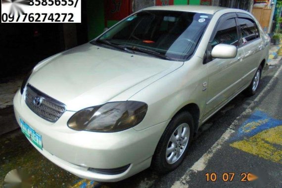 Toyota Altis E 2006 model Manual Tranny
