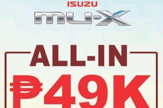 2018 Isuzu MUX LSA Automatic FOR SALE