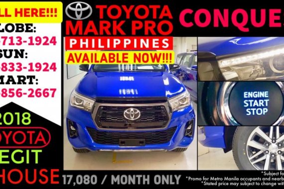 2019 Available now Call 09988562667 Brand New Casa Sale Toyota Hilux Conquest 4x2 Diesel AT