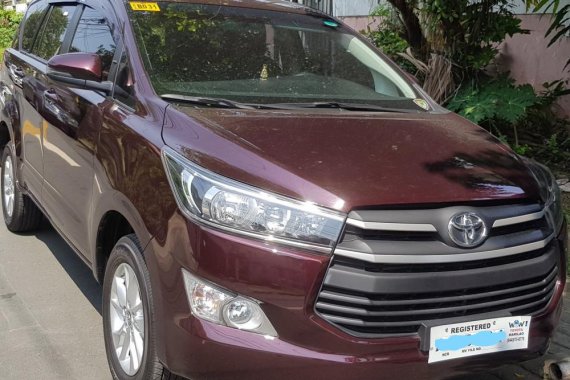 2018 Toyota Innova 2.8E Red For Sale 