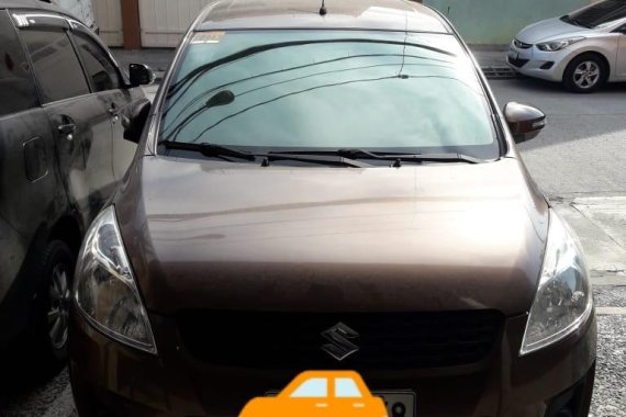 Suzuki Ertiga 2014 Gasoline Automatic Brown
