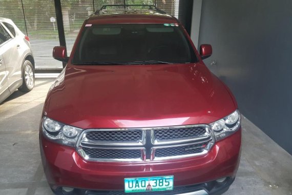 Dodge Durango 2013 Gasoline Automatic Red