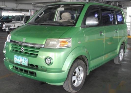 Suzuki Apv 2009 Gasoline Automatic Green