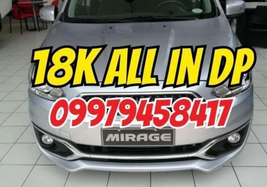 Low down Mitsubishi Mirage Gls automatic 2018