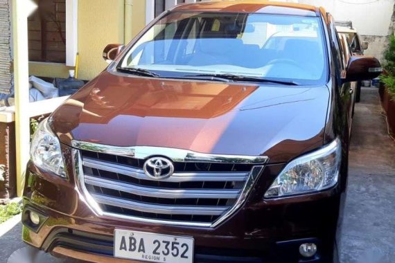 For Sale 2014 Toyota Innova G Diesel engine