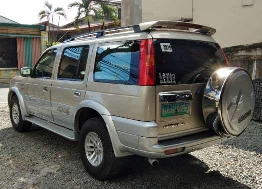 Ford Everest 2004 manual 4x4 Diesel 