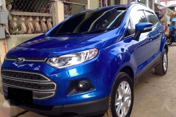 Blue 2017 FORD Ecosport Trend AT FOR SALE