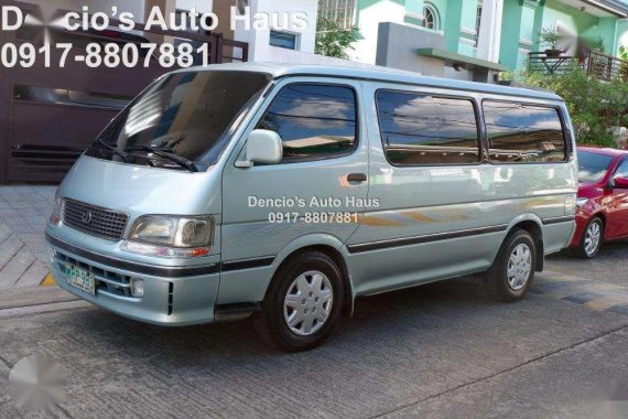 1999 TOYOTA Hiace Grandia 3.0 Diesel MT Super Fresh