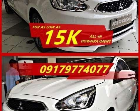 Top of the line 15K DP 2018 Mitsubishi Mirage Hatchback Gls Automatic