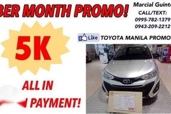 LOWEST ALL IN Downpayment Toyota Vios 2018 Promos