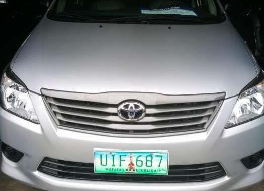 2012 Toyota Innova j gas manuaL FOR SALE