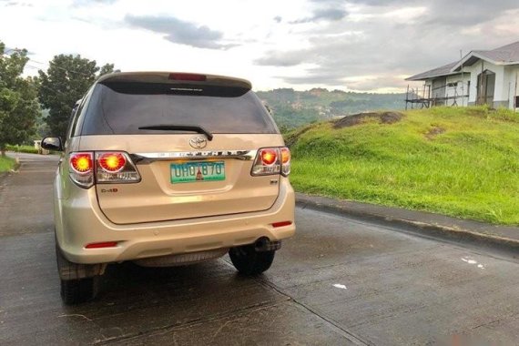 2012 Toyota Fortuner Diesel Manual