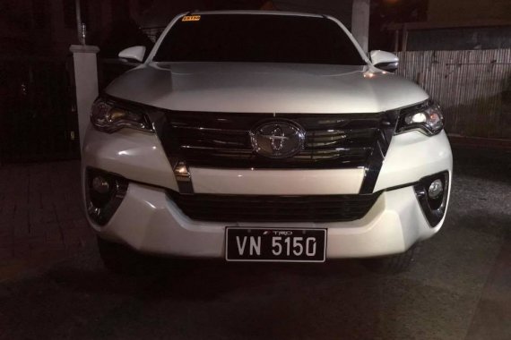 Toyota Fortuner 2017 White For Sale 