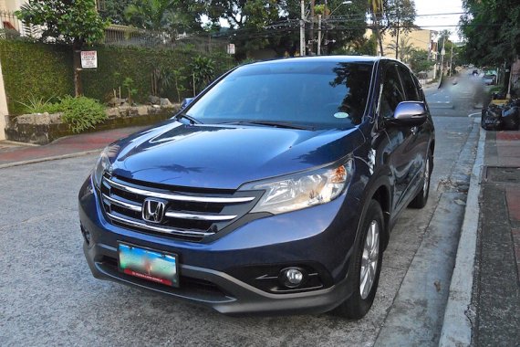 2013 Honda CRV AT Blue SUV For Sale 