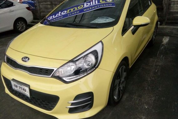 2016 Kia Rio Yellow For Sale 