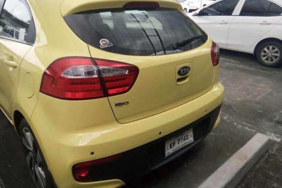 2016 Kia Rio Yellow For Sale 