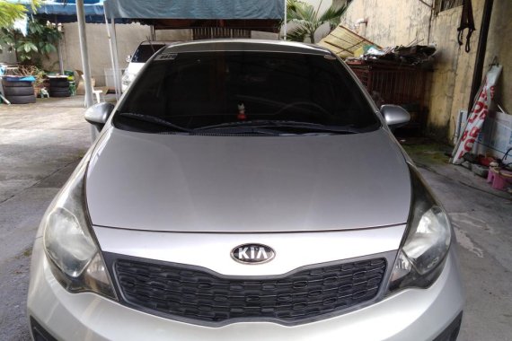 2013 Kia Rio Manual Silver Sedan For Sale 