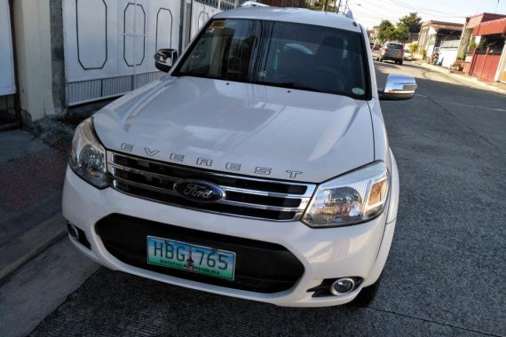 Ford Everest 2014 White For Sale 