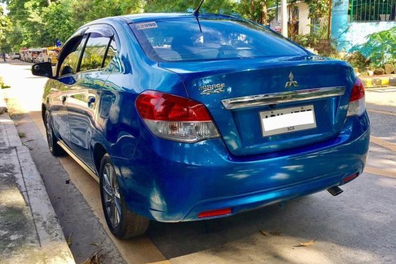 Mitsubishi Mirage 2016 Gasoline Manual Blue