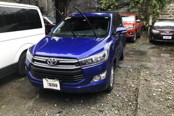 2017 TOYOTA INNOVA 2.8E AT Blue For Sale 